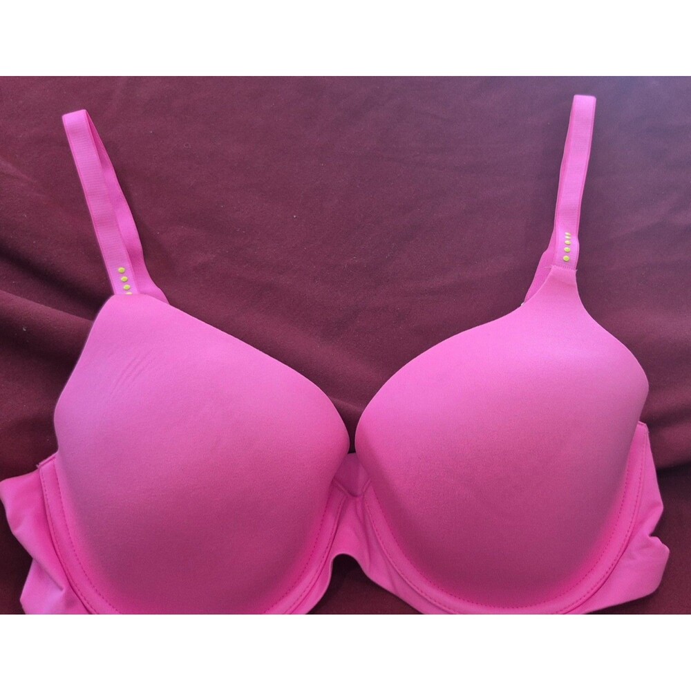 NWOT Aerie Sunnie 38B Bra Hot Pink Yellow Dot Underwire Lined New